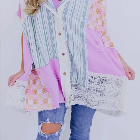 Pia Patchwork Button Up - Picture 4 of 4